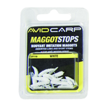 Стопор для бойлов Avid Carp Maggot Stops – White 15 шт. AVMS/W