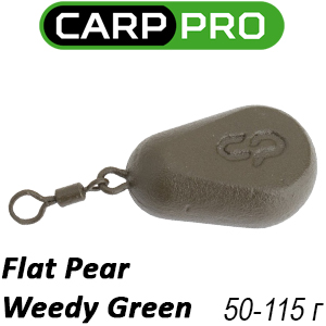 Carp Pro Flat Pear Weedy Green