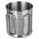 Кружка металлическая 300ML складные ручки Тонар (T.TK-035-300)