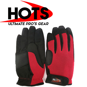 Hots Mesh Glove Power Grip Red
