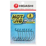 Офсетные крючки Higashi Hot Jig HJ-01 Black nickel #1/0