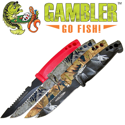 Gambler Evolution Bait Knife/Utility Knife 4''