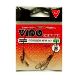 Поводок Vido Craft VD-AFW-1x7 дл. 15 см, ф 0,25 мм, 7 кг, 2 шт VD-AFW7-025-7-15