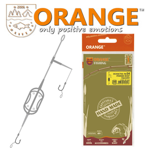 Orange #54 Roomy Flat Method Leadcore Оснастка карповая