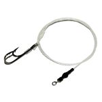 Поводок Smart Baits "Жерличный" (трехжильный), 45см, крючок №3/0, разр.нагрузка 10,9кг