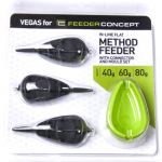 Кормушки фидерные FC Vegas Flat Method 60г 3шт. и уплот. набор