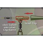 Клипса для грузил Gardner Target Mini Lead Clips Green (10шт)  *NEW* TMLCNG