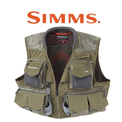 Simms Guide Vest Hex Camo Loden