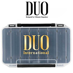 DUO Revers Lure Case 100 #Pearl Black/Gold Logo