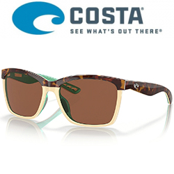 Costa Anaa 580P (Shiny Retro Tort/Cream/Mint/Copper, Medium)