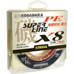 Леска плетеная Kosadaka Super PE X8 150м Multicolor 0,40мм, 31,16кг BSLX8-MLT-040-150