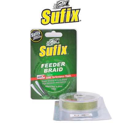Sufix Feeder Braid Gore Olive Green 100м