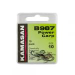 Крючки Kamasan B987-10 Power Carp (10шт)