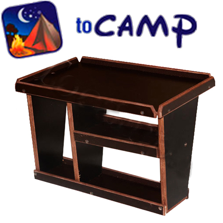ToCamp Столик с полочками в лодку ПВХ № 16