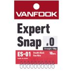 Застежка Vanfook ES-01 Stealth Black #00 10 pcs/pack