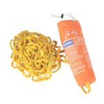 Спасательная веревка в чехле Clam Emergency Throw Rope, цвет оранжевая, длина 15 м #109558