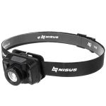 Фонарь налобный сенсорный 380 LM, IP44, USB Nisus Pro (N-FN-HL18)
