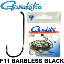 Gamakatsu F11 Barbless Black