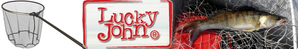 Lucky John Подсачек складной прорезиненный