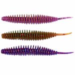 Силиконовая приманка Lucky John Pro Series Ultra Worm 1,0" (02.54)/MIX1 60шт.