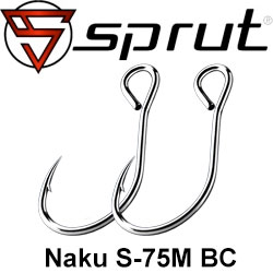 Sprut Naku S-75M BC (Single Parallel Ring Bait Hook)