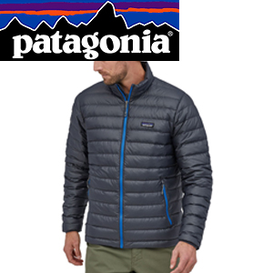 Patagonia M's Down Sweater Smolder Blue w/Andes Blue