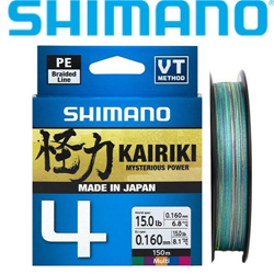 Shimano Kairiki 4 PE 150м Multi Color