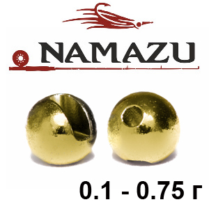 Namazu Pro TiA Tungsten Head Trout цв. золото
