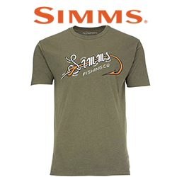 Simms Special Knot T-Shirt, Military Heather
