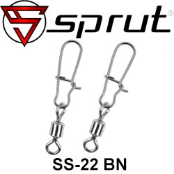 Sprut SS-22 BN (Rolling Swivel with Fastlock Snap)