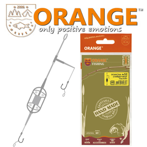 Orange #52 Spider Flat Method Leadcore Оснастка карповая