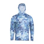 Футболка FHM "Mark Hoodie" Принт голубой 4XL