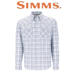 Simms Brackett LS Shirt, Bimini Plaid