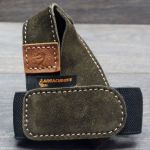 Напальчник Barracudoff с резинкой из замши Болотный размер L