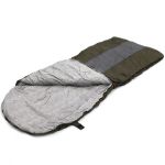 Спальный мешок с подголовником "СЛЕДОПЫТ- Traveller XL", 190+35х85 см, до 0С, 3х слойный, цв. хаки