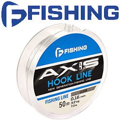 F-Fishing Axis Hook Line Clear 50m