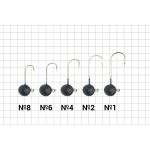 Призёр Микроджиг шар черный антрацит №2 вес гр. 0,6