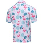 Рубашка поло c УФ защитой Redbor Kaper Chilly UV 50+ Flamingo/White р-р XL