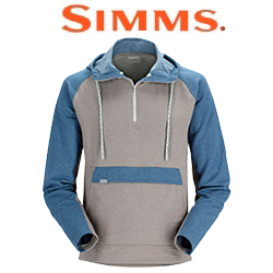 Simms Vermilion Hoody, Steel Heather/Navy Heather