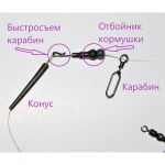 Волосяной монтаж Smart Baits "Большая Волга", №4/ 11,3кг/ 0,2мм