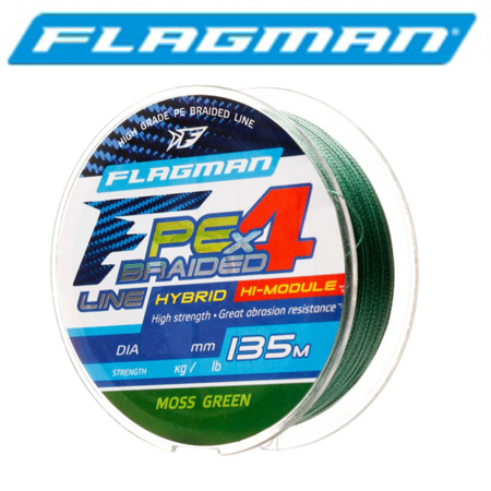 Flagman PE Hybrid F4 135m Moss Green