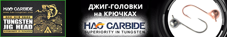 HAO  CARBIDE на крючке Hayabusa FLY 372 Вольфрамовая джиг-головка 