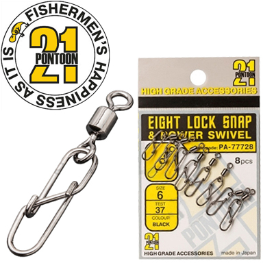 Pontoon21 Eight Lock Snap&Power Swivel PA-SS77728