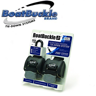 BoatBuckle Retractable Transom Tie Down System