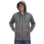 Толстовка Simms Challenger Hoody - Full Zip '21, Black Heather, S