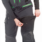 Костюм-поплавок мужской демисезонный Shaman "Angler" (S-311-0) -20, hardguard, черный (зеленые молнии)