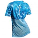 Футболка женская Veduta Air серия UPF50+ Reptile Skin Blue Water р.L