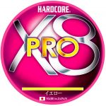 Плетеный шнур Duel PE Hardcore X8 Pro 200m Yellow #0.8 7.0Kg (0.15mm)
