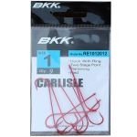 Крючок одинарный BKK Red Carlisle Bloodworm-R (A-BE-0113) #6 (10шт)