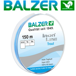 Balzer Iron Line 3Х Trout Blue 150m